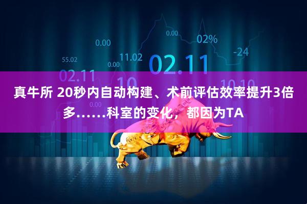 真牛所 20秒内自动构建、术前评估效率提升3倍多……科室的变化，都因为TA