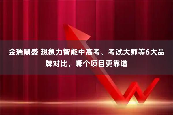 金瑞鼎盛 想象力智能中高考、考试大师等6大品牌对比，哪个项目更靠谱